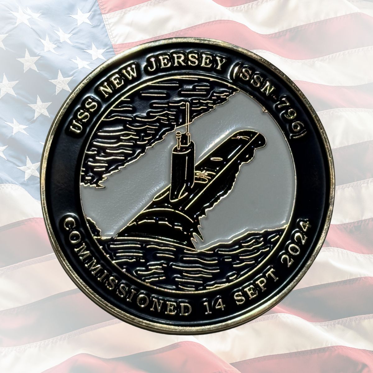 1st Anniversary SSN 796 Coin